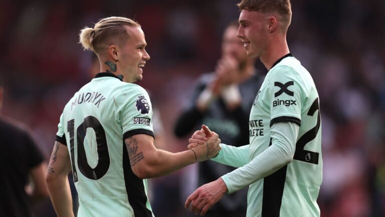 Cole Palmer handed Mykhailo Mudryk’s No. 10 shirt at Chelsea