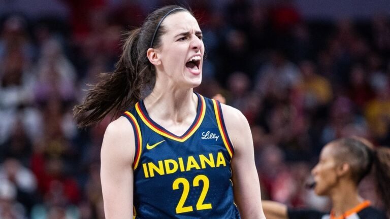 Caitlin Clark’s 32 points help Fever hand Liberty first loss