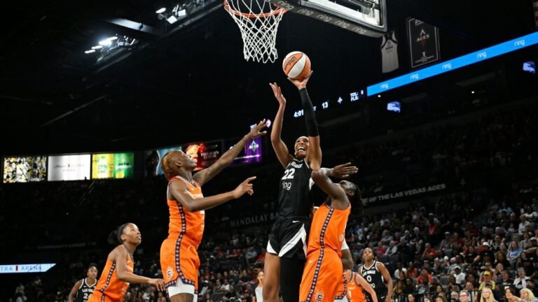Aces’ A’ja Wilson becomes fastest WNBA player to 5,000 points