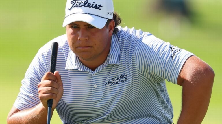 Birdie surge rockets Aldrich Potgieter into lead at Detroit