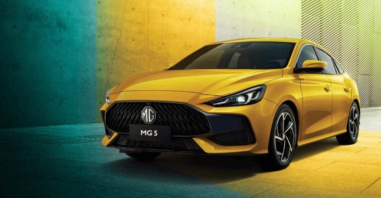 2025 MG5 Limousine mit frischem Design und mehr Sicherheit