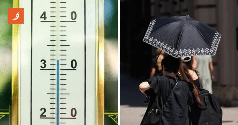 Zagrebačke ulice pune i po vrućinama, ljudi traže zaklon pod kišobranima