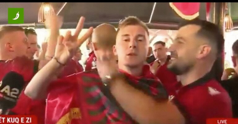 VIDEO Hrvatski navijač u Tirani s Albancima navija protiv Srbije. Dao je izjavu za TV
