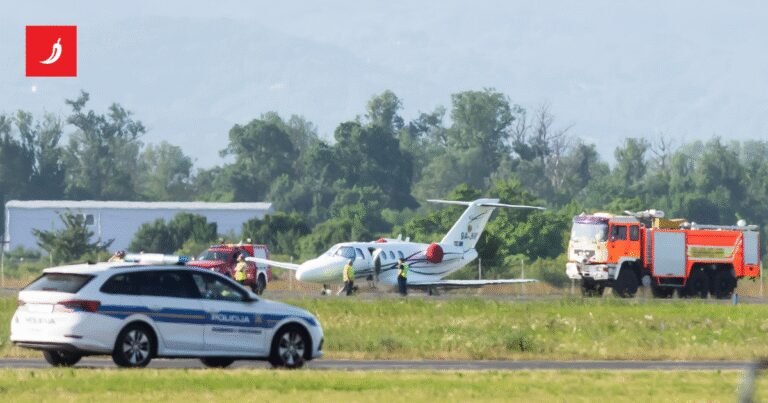 Vlasnik aviona koji je proklizao na zagrebačkom aerodromu: Pukla je guma