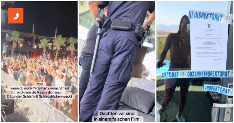 Njemice izbačene iz smještaja na Zrću, policija zapečatila objekt. Objavile su video