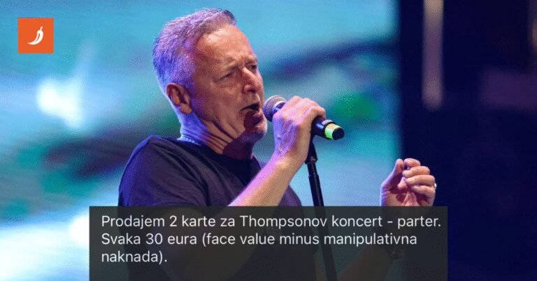 Ljudi masovno preprodaju ulaznice za Thompsona u Zagrebu. Pogledajte cijene