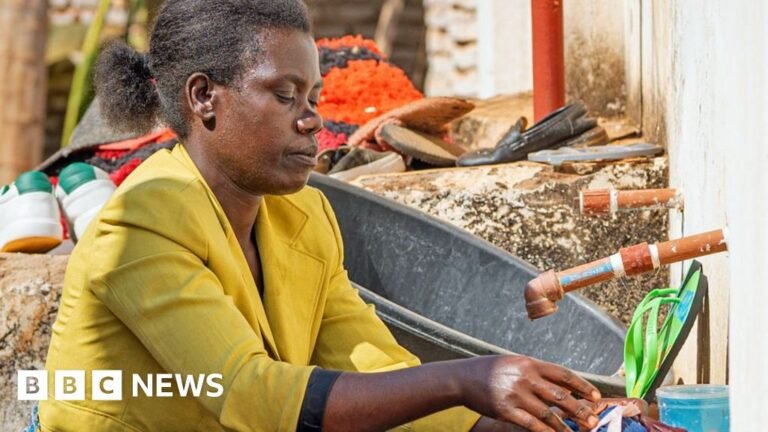 ‘I tell my children not to play so we save money on soap’