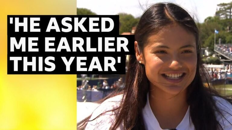 Emma Raducanu on Carlos Alcaraz and mixed doubles at US Open