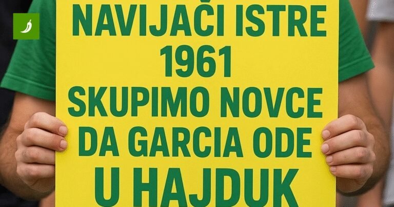 Istarski portal: Humanitarna akcija! Skupimo novac da Garcia ode u Hajduk