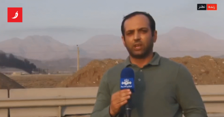 VIDEO Iranski novinar javio se uživo ispred nuklearnog postrojenja. Diže se crni dim