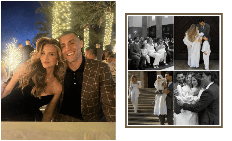 Izabel i Mateo Kovačić objavili obiteljske fotografije s krštenja kćerkice Lune, stariji sinčić Ivan ukrao je sav show svojim ponašanjem