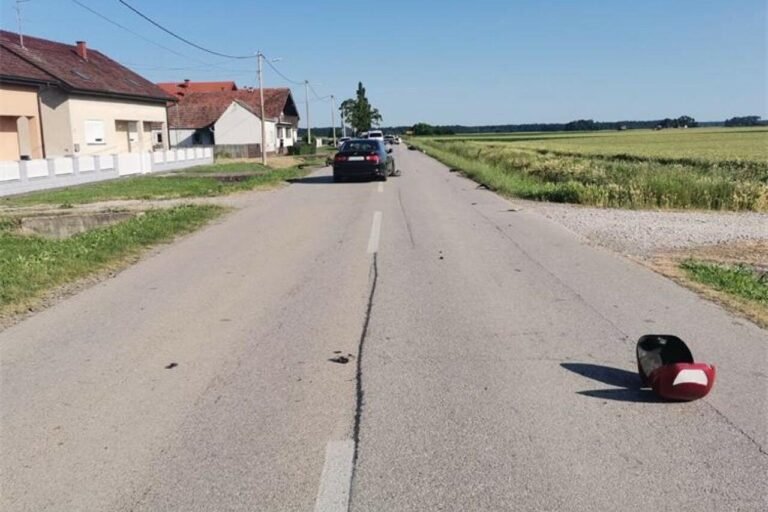Slobodna Dalmacija – Tragedija u Slavoniji: Motociklistica poginula na mjestu nakon silovitog sudara s autom