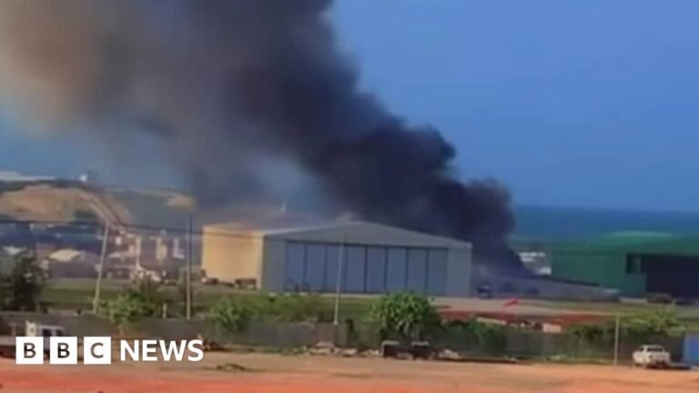 Ugandan military helicopter crashes at Somalia’s Aden Adde airport in Mogadishu, official says