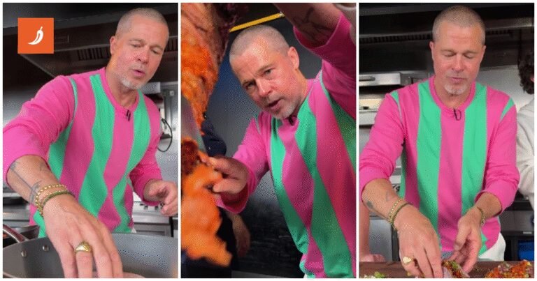 Kulinarski video Brada Pitta postao je hit, pripremao je tortilje