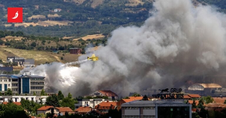 FOTO Šumski požari haraju u Sjevernoj Makedoniji
