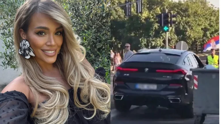 Marija Mikić automobilom pokušava se probiti kroz blokade