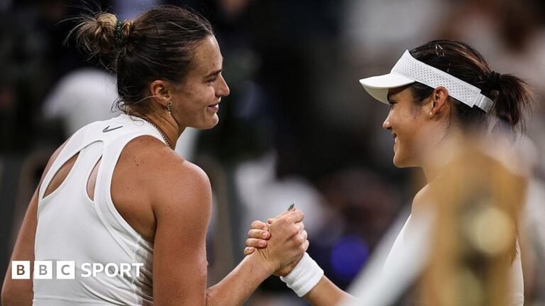 Wimbledon: Audience of five million watch Sabalenka beat Raducanu